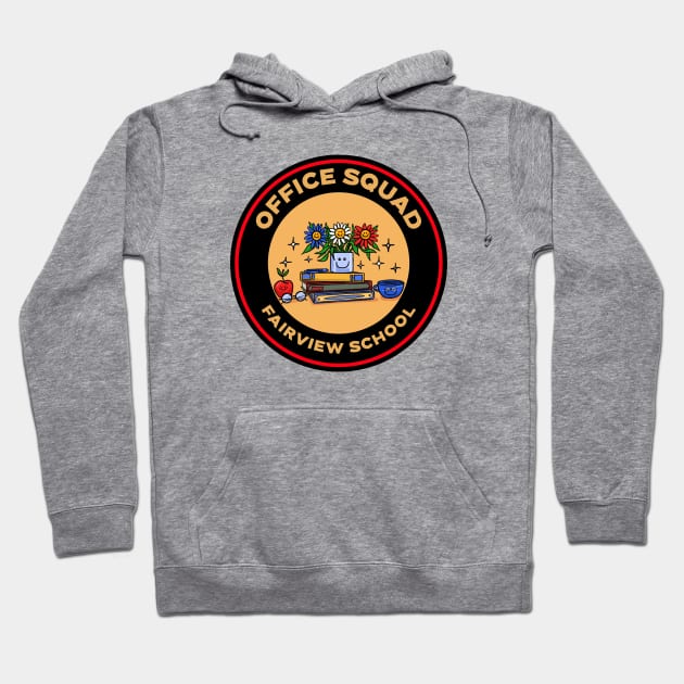 Office Squad Fairview School Hoodie by Mountain Morning Graphics